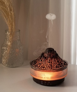 Difusor de Aroma Ultrasónico Iceberg de 260 ml, Humidificador de Aire con Efecto Volcán y Medusa, Llama de Fuego, Luz Nocturna de 7 Colores, Eléctrico para el Hogar - Product Image 4