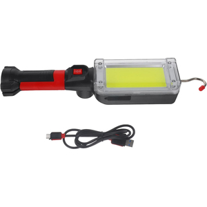 Lampe torche magnétique USB rechargeable en gros, 10W COB, projecteur portable, lampe de travail extérieure avec batterie 18650 - Product Image 1