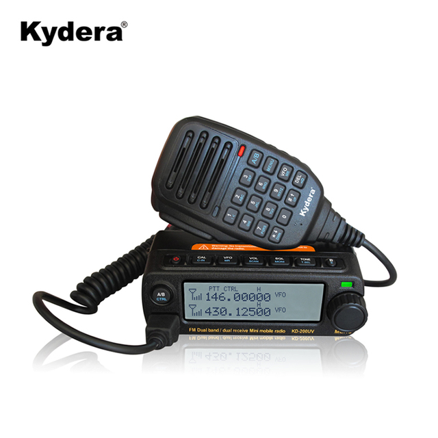 Kydera Dual Band Mobile Radio KD-200UV Cheap Vhf Uhf Two Way Radio with Dual Receiving  CE-RED