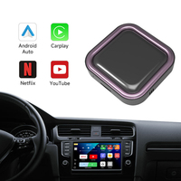 Caja Multimedia Inalámbrica para Auto con CarPlay y Android Auto, Adaptador de Video con Android 11, Caja Multimedia Inteligente para Auto, 4G+64G, Compatible con ODM OEM