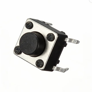 <span class=keywords><strong>Bouton</strong></span> Tactile Électronique Mini 4 Broches SMT SMD en Plastique 12V Personnalisé 6*6 12mm pour Voiture, Téléphone, Appareil Électroménager, Caméra, Audio, PCB - Product Image 5