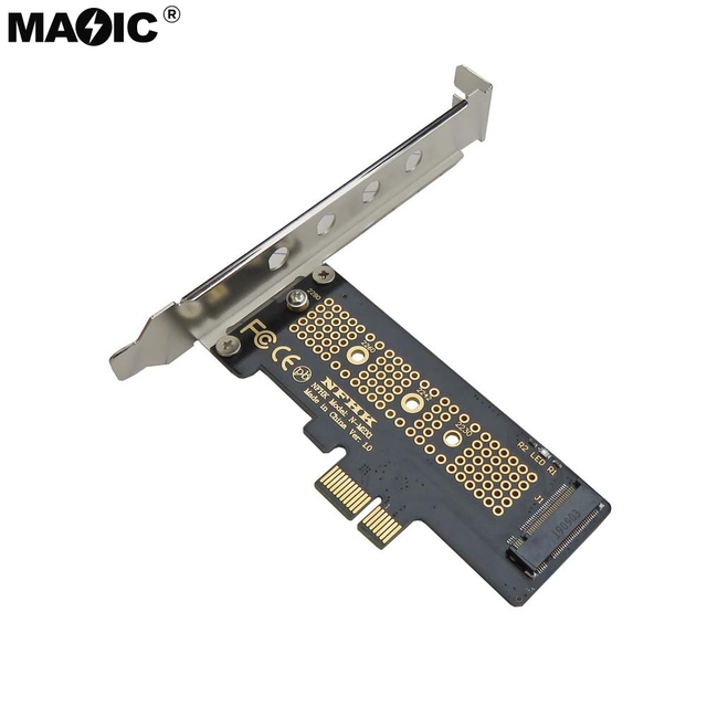 NVMe PCIe X4 X2 M.2 NGFF SSD to PCIe X1 Adapter