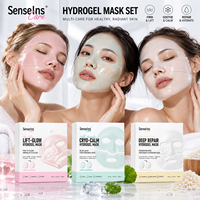 Masque Hydrogel Réparateur Profond et Hydratant au Riz Fermenté, Céramide Prébiotique, Nourrissant, Beauté, Marque Blanche, Étiquette Privée