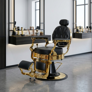 <span class=keywords><strong>เก้าอี้</strong></span>ตัดผมมือ<span class=keywords><strong>สอง</strong></span>สีทองสำหรับขาย อุปกรณ์ร้านทำผม <span class=keywords><strong>เก้าอี้</strong></span>ตัดผม - Product Image 5