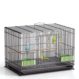 Jaula Metálica Ajustable para Perros Pequeños, Rectangular, Blanca, con Cierre de Botón a Presión, Estilo Simple, para Interiores - Product Image 5