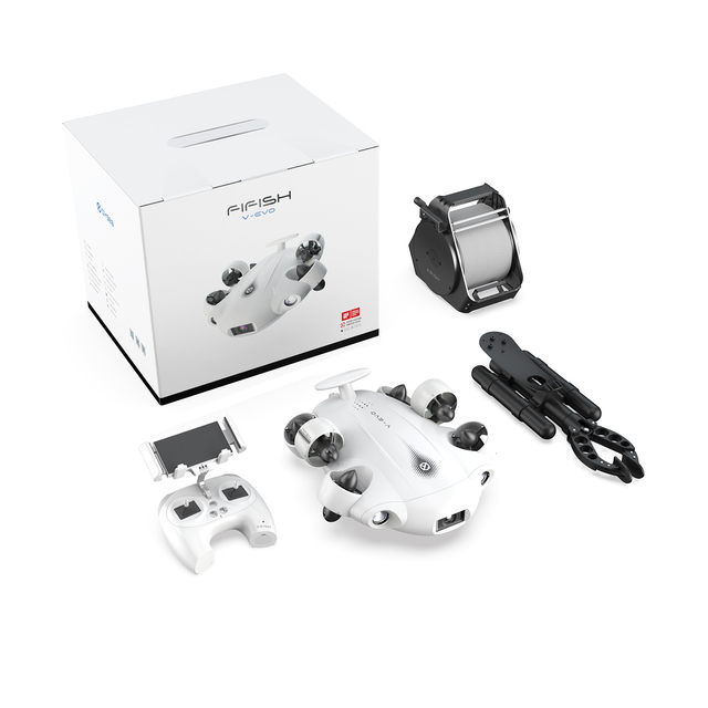 Hot Fifish V-evo AI Visual Fish Exploration Robot 4K HD Underwater Camera With Floating Stop Lock Intelligent Shooting Features