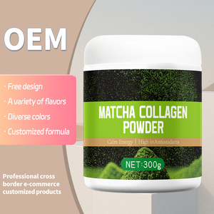 Poudre de Collagène <span class=keywords><strong>Matcha</strong></span> Bio Pure Antioxydante & Anti-Âge pour la <span class=keywords><strong>Peau</strong></span> et la Beauté, Poudre Nourrissante à Boire pour le Bien-être Quotidien - Product Image 2