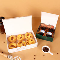 Boîtes d'emballage pour boulangerie en gros, personnalisées avec logo, écologiques, biodégradables, en matériaux recyclés, pour beignets, biscuits, gâteaux, pain, pâtisseries