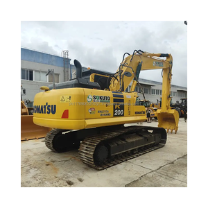 Excavadoras usadas de la correa eslabonada hidráulica original de Japón KOMATSU PC200 - Product Image 1