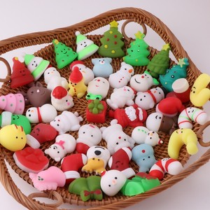 Série de Noël 10 Pièces Jouet Anti-Stress Squishy Père Noël, Balle à Presser Douce et Collante, Jouets Mochi Mochi à Remontée Lente, Jouet Anti-Stress - Product Image 5