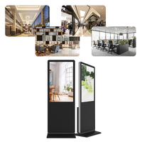 Diffuseur d'arômes publicitaire 43 pouces en aluminium, contrôlé par application, avec affichage vidéo et diffusion de parfum pour magasins et hôtels, 500 ml*2