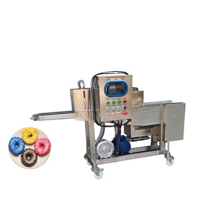Machine à paner automatique en acier inoxydable 304, 200 kg/h, avec pompe à moteur et roulement en cascade, pour anneaux de calamar - Product Image 1
