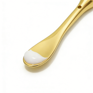 Yüz Güzellik Aracı <span class=keywords><strong>2</strong></span>'si 1 Arada Çinko Alaşımlı Lazer Kaşık - Gözyaşı Şeklinde Göz Kremi ve Yüz Kremi Kepçesi <span class=keywords><strong>3</strong></span> Renk Mevcuttur - Product Image 1