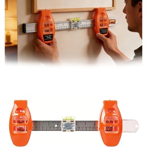 Regla de Nivelación para Colgar Cuadros, Regla de Medición de Ángulos para Posicionamiento de Clavos, Regla de Nivel - Product Image 1