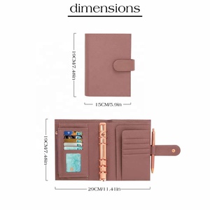 洪博新款畅销24色玫瑰金6环A6软荔枝皮经济型活页夹带插页可作为结婚礼物 - Product Image 3