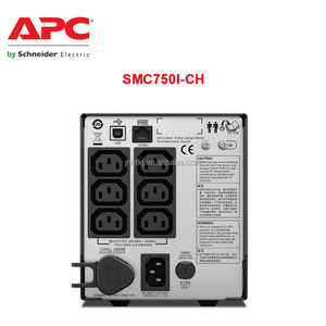 APC UPS SMC750I-CH 750VA/500W 230V dòng tương tác APC tháp thông minh UPS USB và giao tiếp nối tiếp AVR đồ họa LCD - Product Image 2