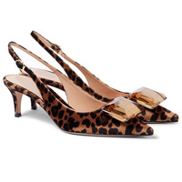 Chaussures en cuir artificiel à bout pointu pour femmes grandes tailles, bleu uni, avec strass, talon moyen 3-6 cm