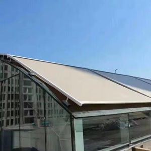 Auvent de <span class=keywords><strong>toit</strong></span> ouvrant rétractable en aluminium de luxe auvent de véranda personnalisé auvent de véranda télécommande auvent de véranda - Product Image 1