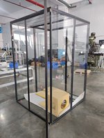 Villa pour chats de luxe multi-niveaux en aluminium sur mesure, grande taille, pour intérieur et extérieur, avec cloison en verre et moustiquaire – Meilleures ventes