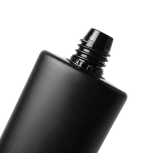 Luxury Black <b>Plastic</b> Cosmetic Squeeze <b>Tube</b> with Silver Electroplated Screw Cap - Product Image 5