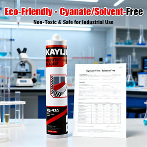 Sellador MH996 Ms OEM de Alta Adherencia, Multiusos, Negro Transparente, Adhesivo Híbrido Modificado MS para Sellado en Construcción de Edificios - Product Image 2