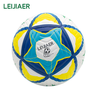 LEIJIAER football de compétition Taille et poids officiels, antidérapants et durables épaississants ballons de football en PU taille 5 Bienvenue OEM