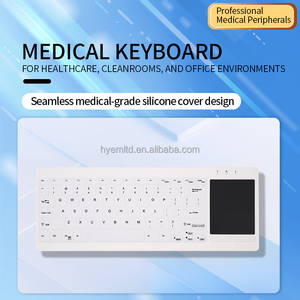 Clavier médical étanche USB 3.0 Nouveau style d'opération de bureau avec membrane en caoutchouc Accès facile à l'interface - Product Image 5