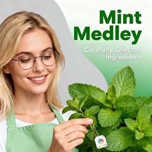 <strong>Spearmint</strong> and Peppermint Blended Herbal Tea Company Dental Health Tea Private Label <strong>Supplement</strong> - Product Image 4