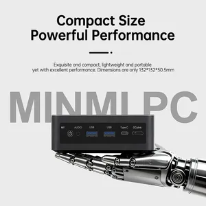 Mini PC AMD AI5 340 AI7 Pro 350 AI9 HX370 AI9 465 ES, Doble DDR5 5600MHz, WiFi6, BT5.3, Oculink, HD2.1, DP2.1, Computadora para Juegos - Product Image 5