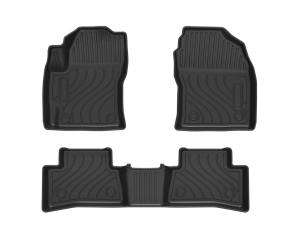 Juego de Alfombrillas para Auto <span class=keywords><strong>Toyota</strong></span> <span class=keywords><strong>Corolla</strong></span> <span class=keywords><strong>Cross</strong></span> <span class=keywords><strong>Hybrid</strong></span> 2023-2024, TPE para Todo Clima, Juego Completo, 100% Impermeables, Fáciles de Limpiar - Product Image 1