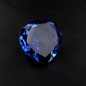 MH-9502 rote Farbe Kristall Diamant Glas Herz Diamant Brief besch werer - Product Image 2