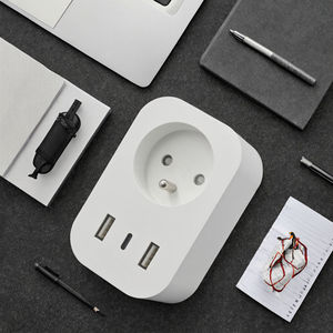 Multiprise murale multifonctionnelle 16A avec protection, 1 port de sortie, convertisseur de <span class=keywords><strong>prise</strong></span> EU, vente directe usine - Product Image 1