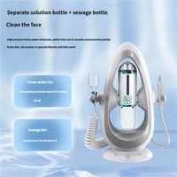 Appareil de soin du visage Aqua Peel 2 en 1, jet de pulvérisation, micro-bulles, nettoyage de la peau, hydratation, équipement de beauté pour salon ou usage domestique