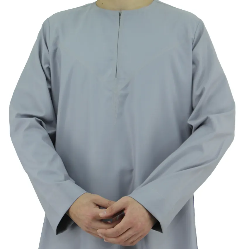 오만 boubou 남성복 회색 오만 디자이너 남성복 공급 업체 및 수출자 좋은 가격, 공장 직매 이슬람 의류