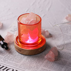 Difusor de aceite esencial de piedra de cristal Natural, lámpara de aromaterapia curativa de sal <span class=keywords><strong>del</strong></span> <span class=keywords><strong>Himalaya</strong></span>, quemador de Aroma de fragancia para decoración <span class=keywords><strong>del</strong></span> hogar - Product Image 2