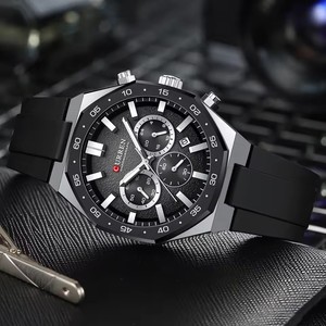 Relojes Deportivos CURREN para Hombre, Reloj de Lujo con Fecha Automática, Resistente al Agua, Luminoso, Relojes de Cuarzo AQUANAUT para Hombre, Reloj Hombre 8489 - Product Image 5
