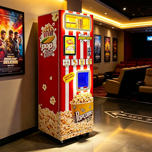 เครื่องขายข้าวโพดคั่วอัจฉริยะจากโรงงานโดยตรง เครื่องทำข้าวโพดคั่วอัตโนมัติเต็มรูปแบบ ชำระเงินด้วยการสแกน QR ทำงานได้ 24 ชั่วโมงโดยไม่ต้องมีคนดูแล - Product Image 1