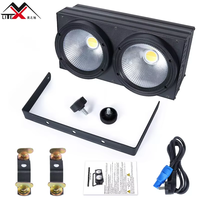 Projecteur de scène COB LED super lumineux blanc chaud 100W à deux yeux (2x100W) pour éclairage d'ambiance et d'événements