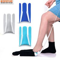 Aide à la mise des chaussettes MediFootCare et dispositif d'assistance pour pantalons pour personnes âgées, handicapées, enceintes, diabétiques - Dispositif d'aide à enfiler - Aide à la pose des chaussettes