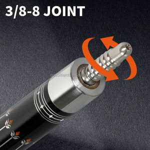 Queue de billard en bois d'érable de haute qualité, poignée en cuir, joint en acier inoxydable, queue de billard de pool, tacos de billard - Product Image 3