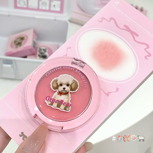Fard à joues crémeux léger à fini satiné GEGE BEAR, poudre compacte pour le maquillage, fard à joues crémeux longue durée, couleur intense - Product Image 3