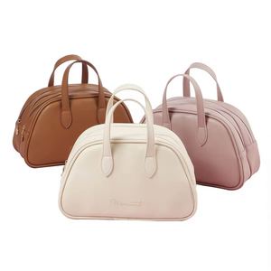 Custom logo Double Layer Portable <b>Makeup</b> <b>Bag</b> Fashionable and Waterproof Storage <b>Bag</b> Skincare Product <b>Brush</b> <b>Bag</b> - Product Image 1