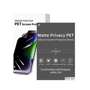 Protector de Pantalla de Privacidad Mate 2.5D, Película PET Anti-Espía de Lujo, Dureza 9H, Resistente a Impactos para <span class=keywords><strong>Samsung</strong></span> Galaxy S24 S25 S26 Ultra Edge - Product Image 1