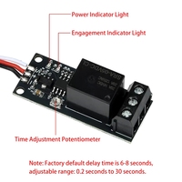 Interrupteur de relais électronique PWM DC 5-18V avec télécommande pour avion RC, contrôleur de feux de navigation pour modèles DIY, interrupteurs marche/arrêt