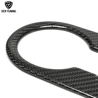 2024 + TESLA MODÈLE 3 ACCESSOIRES D'INTÉRIEUR Juniper Dry Carbon Fiber Cup Holder Cover pour siège arrière Finition brillante/mate Stick-On