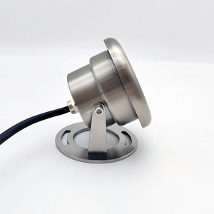 Projecteur LED submersible pour fontaine, certifié IP68 CE, étanche, éclairage paysager sous-marin, lumière de piscine RGB à intensité variable, en acier inoxydable pour fontaine de jardin - Product Image 3