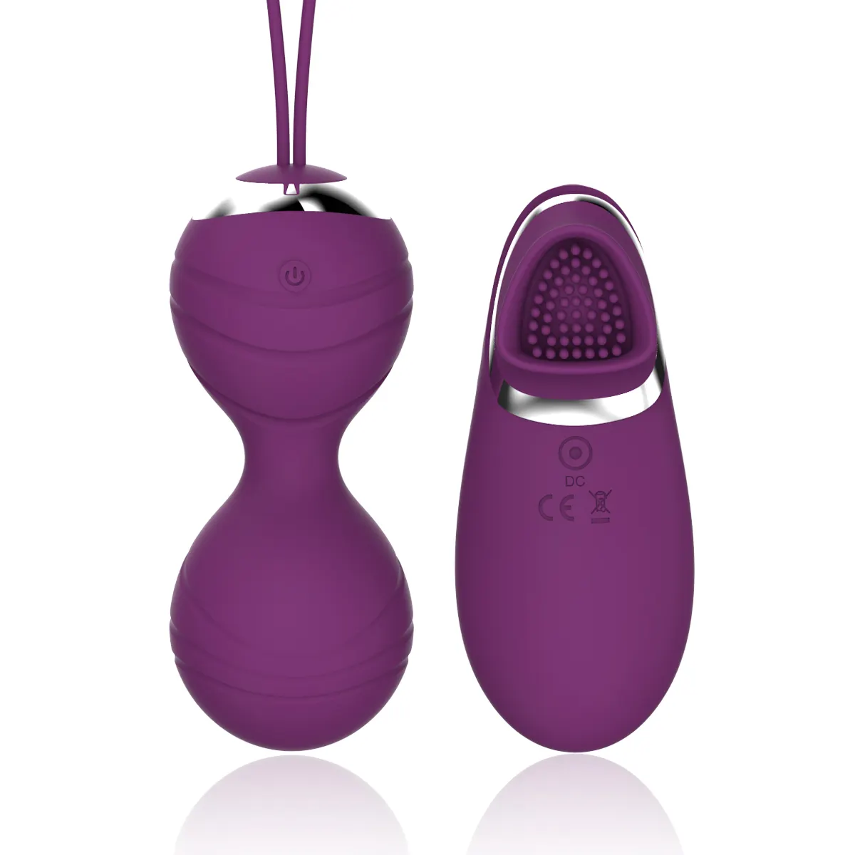 Vibromasseur double électrique, produits sexuels pour adulte, balles de relaxation, plusieurs vitesses, vibromasseur, pour femmes et dames