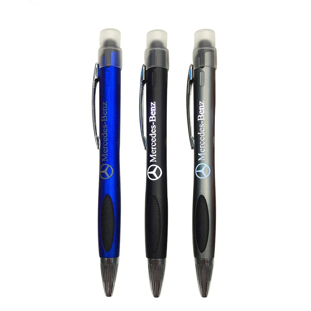 New Design Flashlight Pen With Logo Led Light Illuminated Led Logo Ballpoint Pen