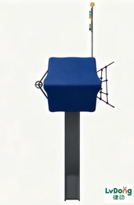 Toboggan en bois pour centres éducatifs, équipement de terrain de jeux pour enfants, matériau écologique sain avec prix d'usine abordable - Product Image 3