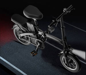 Vélo électrique pliable de 14 pouces, vélo électrique pliable pour chauffeur, vélo électrique à assistance électrique avec batterie au lithium - Product Image 2